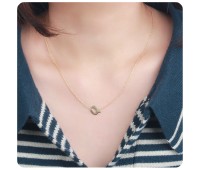 Silver Initial Letter Necklace Q SPE-5557